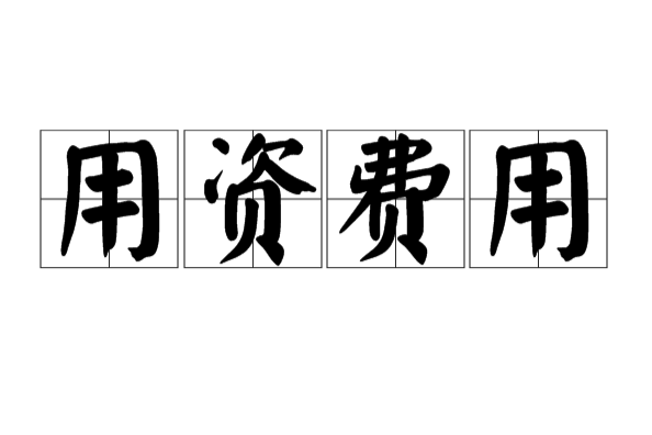 用资费用 用资费用