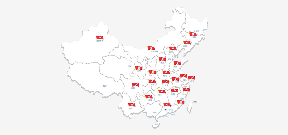 万通汽修学校全国分布图 万通汽修学校全国分布图