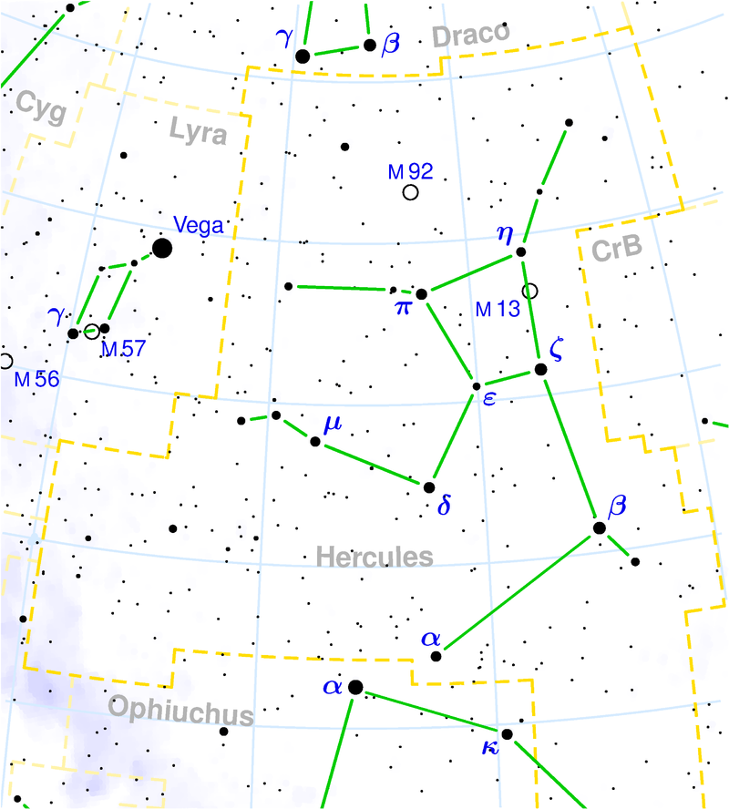 M13在武仙座的"腋窝" M13在武仙座的"腋窝"