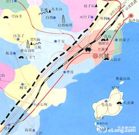 兴城市行政地图 兴城市行政地图