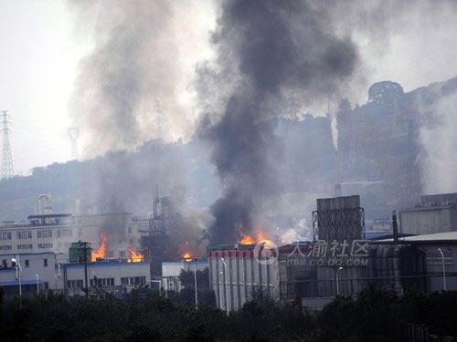 重庆长寿化工厂发生剧烈爆炸 重庆长寿化工厂发生剧烈爆炸