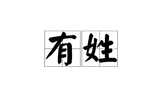 有姓 有姓