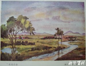 《新乡县誌》上的插图故城洛丝 《新乡县誌》上的插图故城洛丝