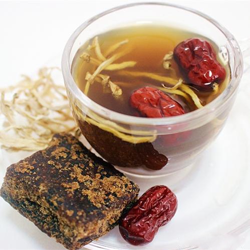 金菊红糖茶饮