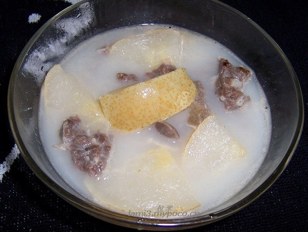 茅根雪梨煲猪肺汤 茅根雪梨煲猪肺汤