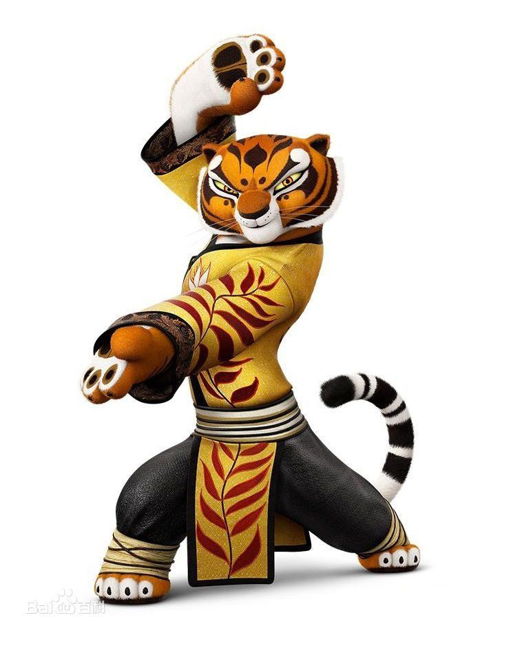 悍娇虎在《功夫熊猫3》中的形象