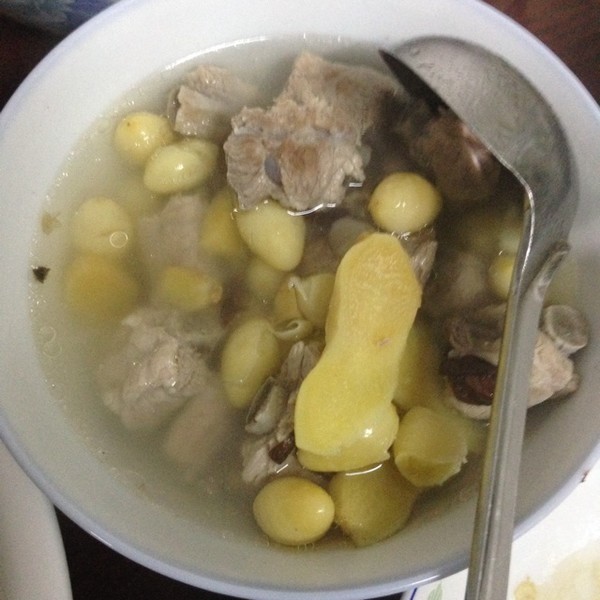 白果排骨汤 白果排骨汤