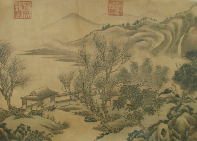 米芾绘画作品 米芾绘画作品