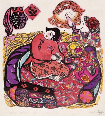 赵晓沫版画作品 赵晓沫版画作品