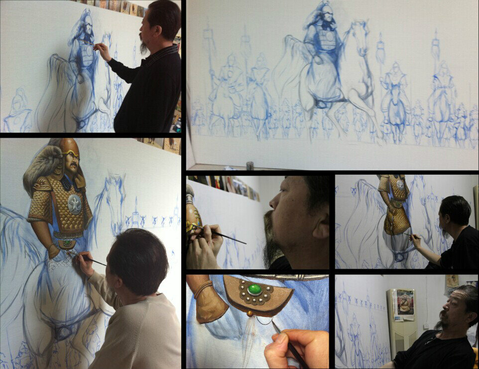 成吉思汗(油画) 成吉思汗(油画)