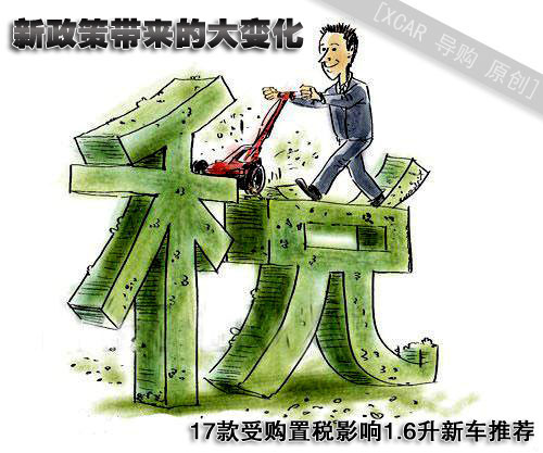 车辆购置税新政漫画 车辆购置税新政漫画