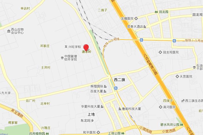 唐家岭地理位置 唐家岭地理位置