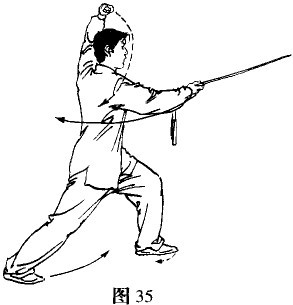 左手持剑,剑尖向上. 左手持剑,剑尖向上.
