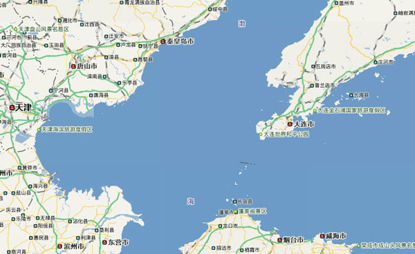 渤海周边形势 渤海周边形势