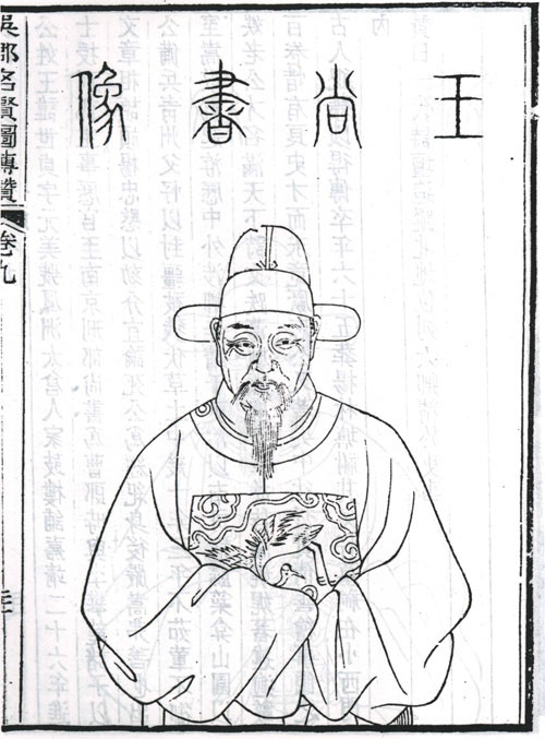 王世贞半身像 王世贞半身像
