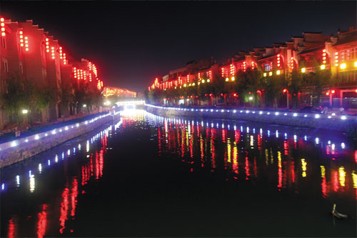 天门后壕夜景 天门后壕夜景