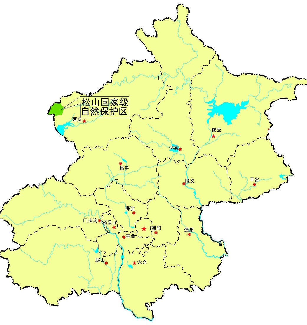 北京松山国家级自然保护区地理位置 北京松山国家级自然保护区地理位置