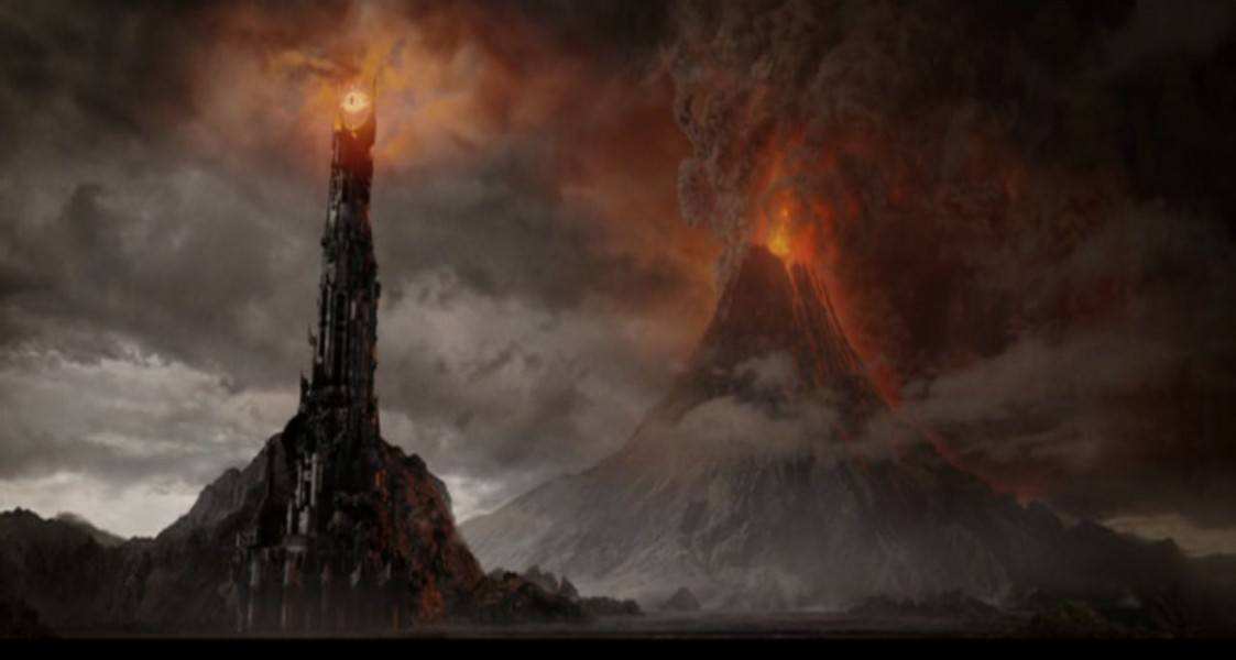 《魔戒》中魔多的末日火山及巴拉多 《魔戒》中魔多的末日火山及巴拉多