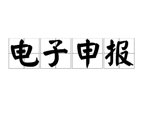电子申报 电子申报