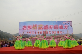 中江太安桃花节开幕仪式 中江太安桃花节开幕仪式