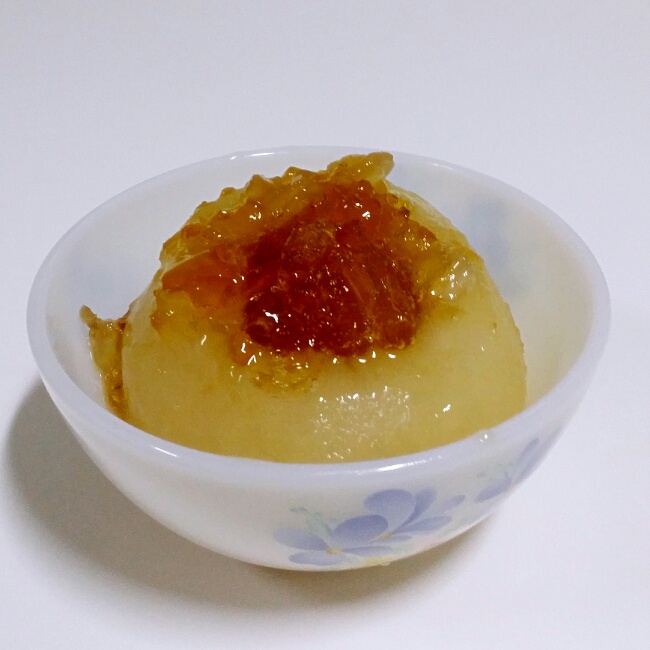 皂角米桃胶酿蜜梨