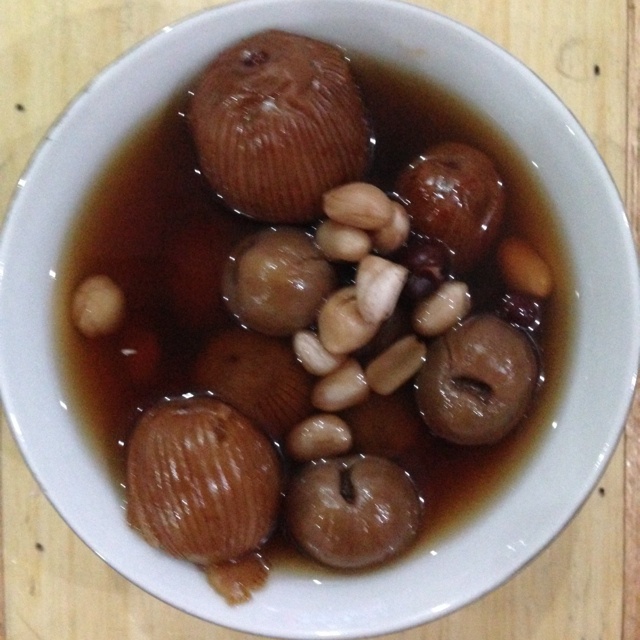 桂圆红豆蜜枣花生粥