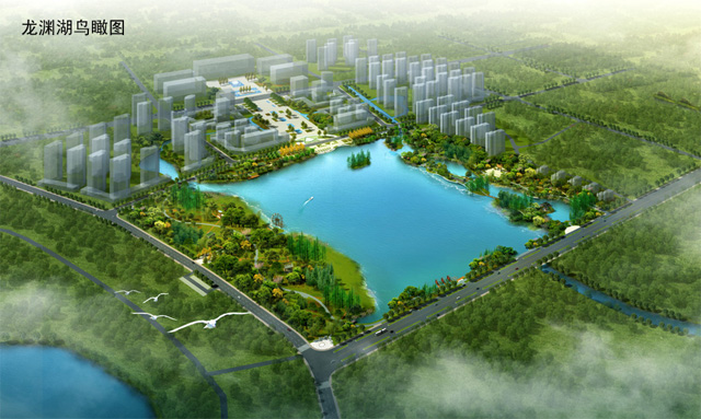 江陵龙渊湖公园 江陵龙渊湖公园