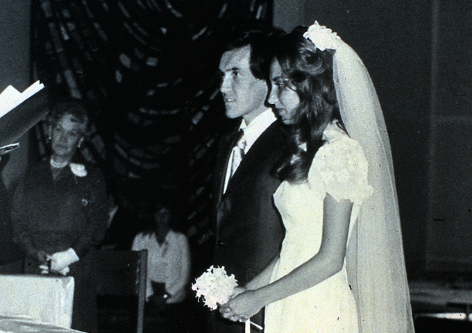 1973年,皮涅拉和塞西莉亚结婚 1973年,皮涅拉和塞西莉亚结婚