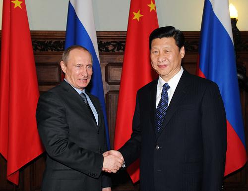 普京与国家主席习近平 普京与国家主席习近平