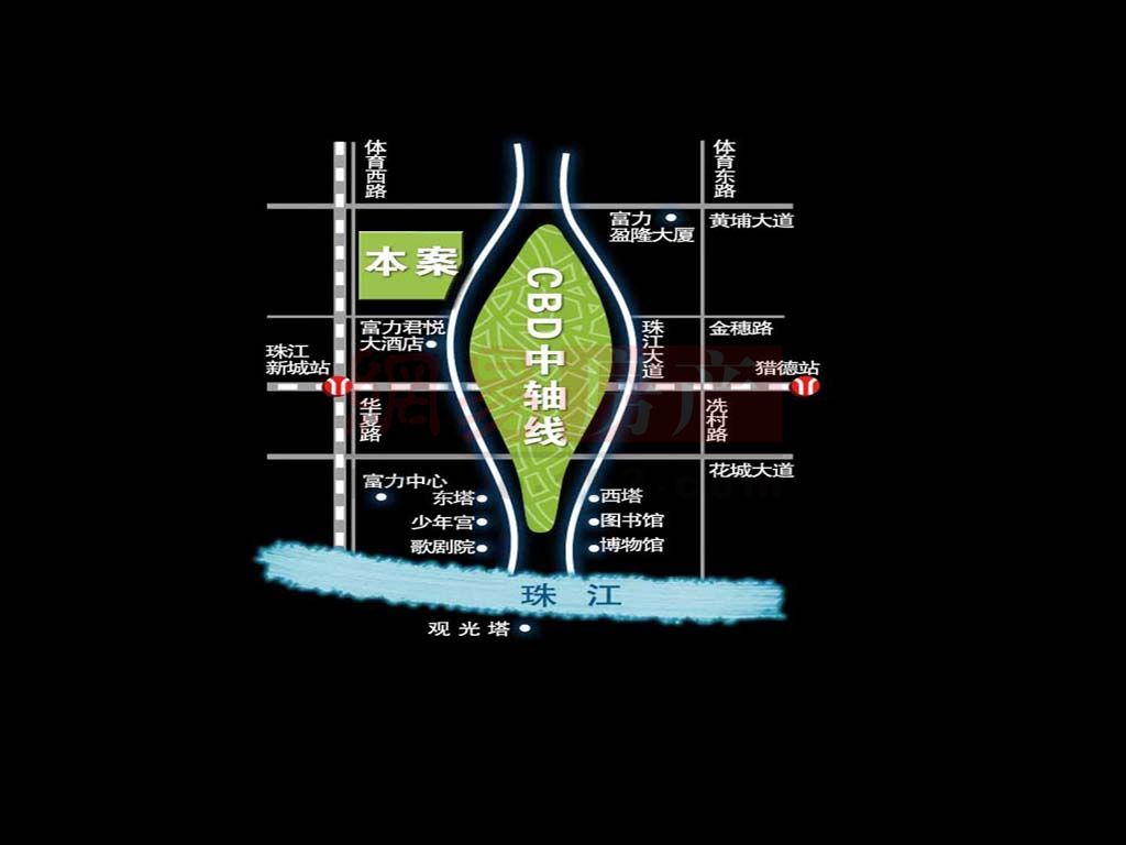楼盘交通图