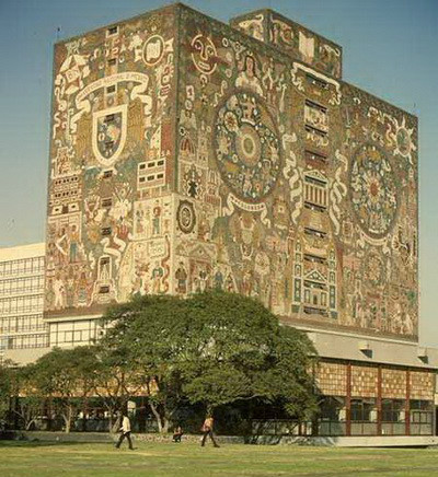 墨西哥国立自治大学壁画 墨西哥国立自治大学壁画