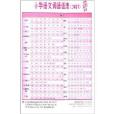 国小语文词语识记表:2年级 国小语文词语识记表:2年级