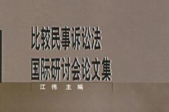 比较民事诉讼法国际研讨会论文集 比较民事诉讼法国际研讨会论文集