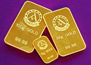 10g、50g、100g平模金条正面 10g、50g、100g平模金条正面