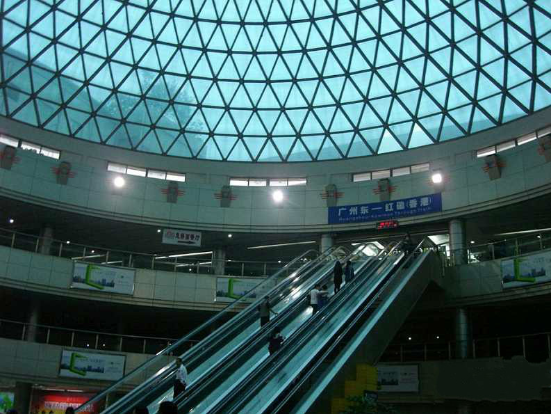 广州东站圆形进站大厅 广州东站圆形进站大厅