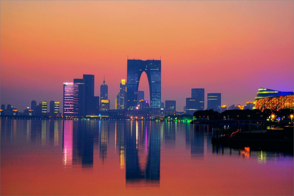 金鸡湖夜景 金鸡湖夜景