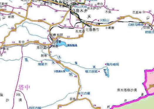 孔雀河地理位置 孔雀河地理位置
