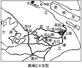 黄浦江水系图 黄浦江水系图