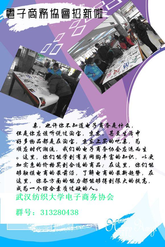 武汉纺织大学电子商务协会 武汉纺织大学电子商务协会