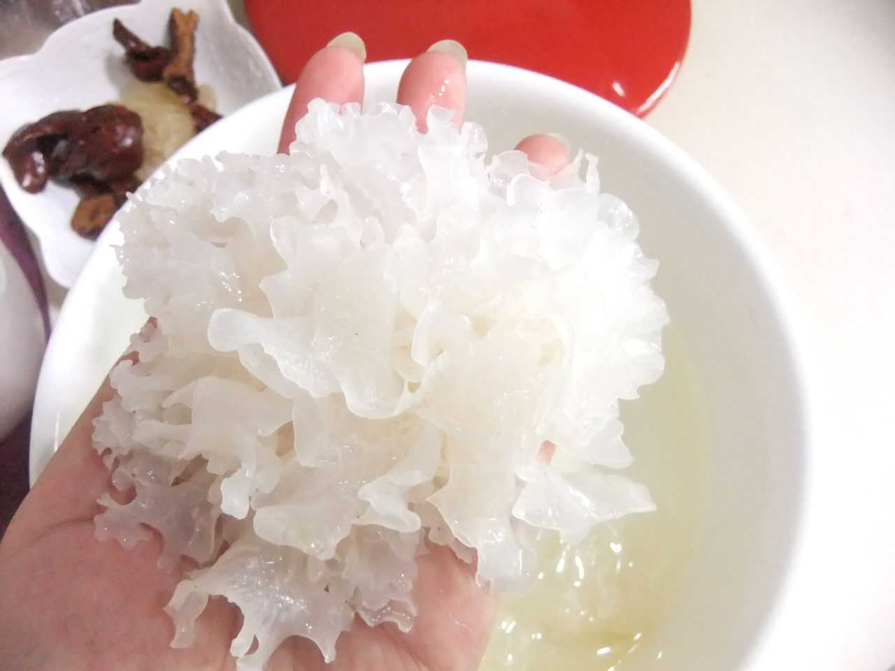 百合银耳红枣汤水