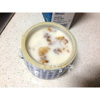 牛奶炖桃胶