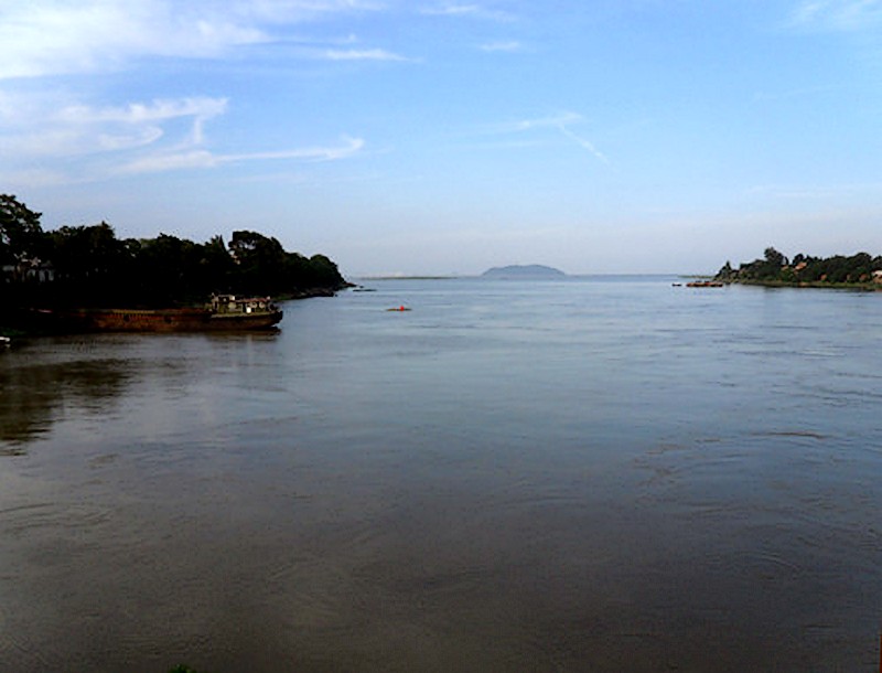 杭埠河入巢湖河道口 杭埠河入巢湖河道口