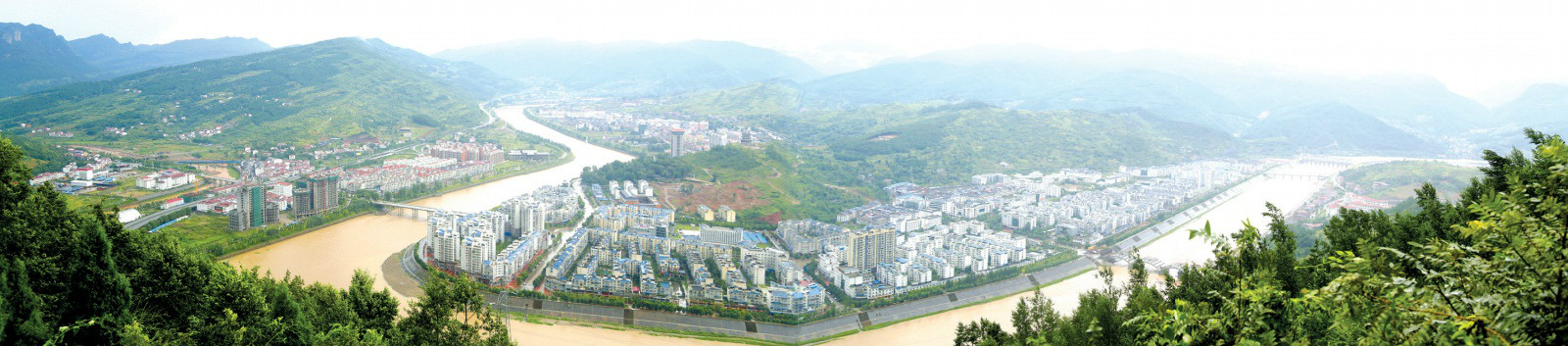 下寺镇中心城区全景俯瞰(2014年) 下寺镇中心城区全景俯瞰(2014年)