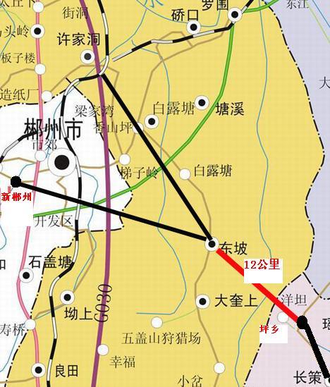 郴州东-坪乡隧道10公里 郴州东-坪乡隧道10公里
