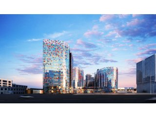 建业五栋大楼实景图 建业五栋大楼实景图