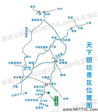 安吉旅游地图(安吉景点交通图 安吉旅游地图(安吉景点交通图