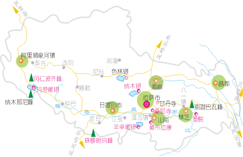 景点分布 景点分布