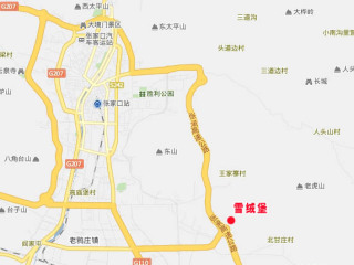 雪绒堡位置图 雪绒堡位置图