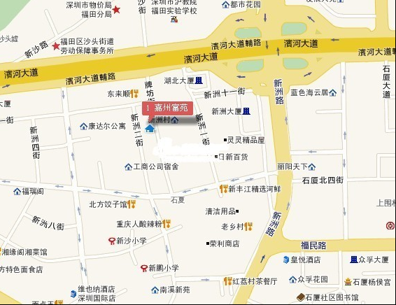 嘉州富苑位置图 嘉州富苑位置图