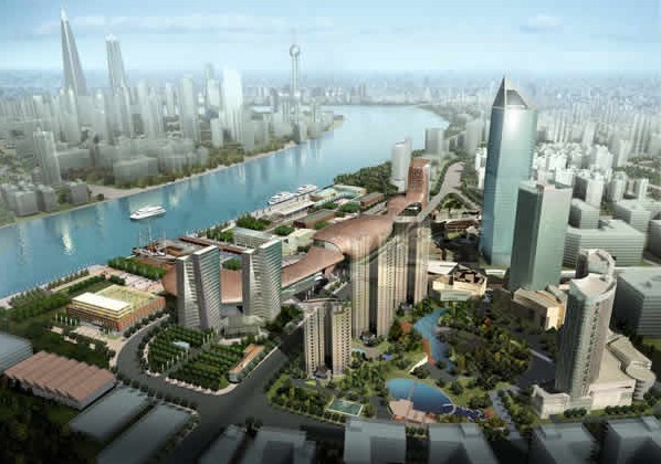 大连路总部研发集聚区核心平凉路区域效果图 大连路总部研发集聚区核心平凉路区域效果图